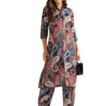 Women's Cotton Blend Co Ord Set | Co Ord Set for Women Stylish | Kurta Set for Women | Kurta Set | Ethnic Co Ord Set for Women | 3/4 Sleeve Women Co-ord set